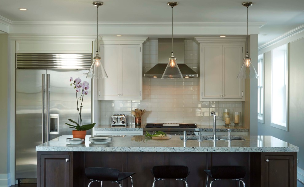 Inspiration for a transitional kitchen remodel in Chicago