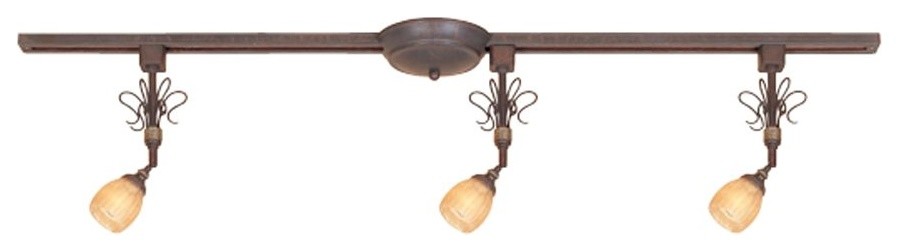 Designers Fountain Treble Traditional 3-Wire Track Light, Floating Canopy