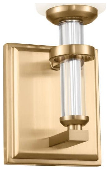 Kichler 55145 Rosalind 13" Tall Bathroom Sconce - Brushed Natural Brass