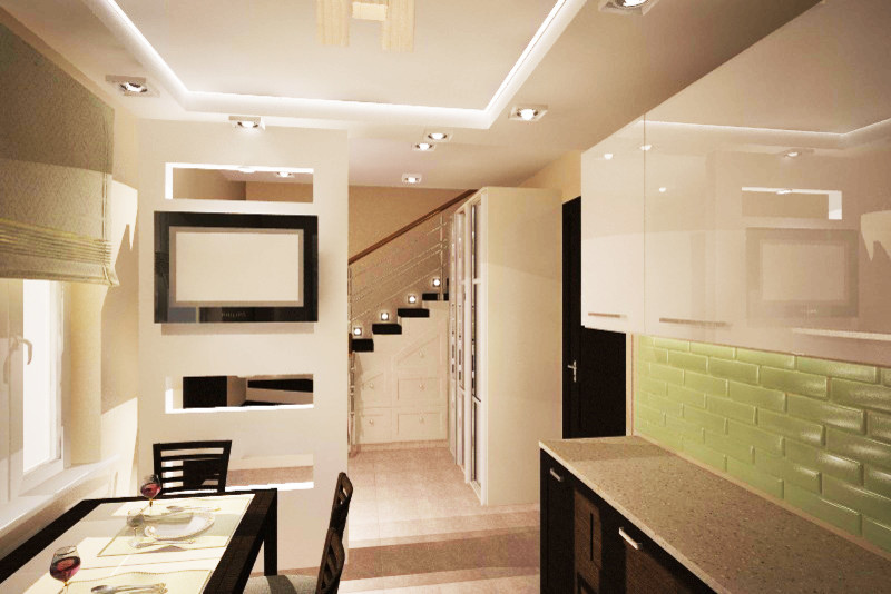 Дом (гостинная  и кухня)  в д. Лупполово