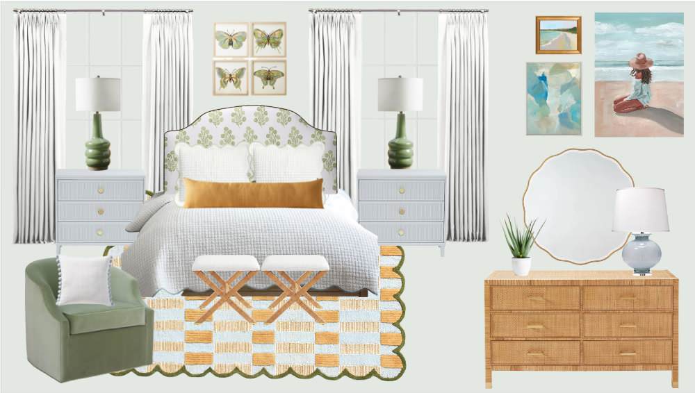 Wrightsville Beach - Bedroom - Digital Design