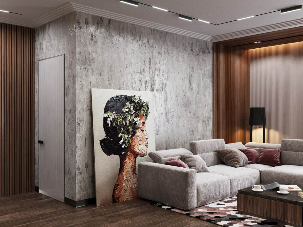 Кухня-гостиная в ЖК "Бульварный переулок"