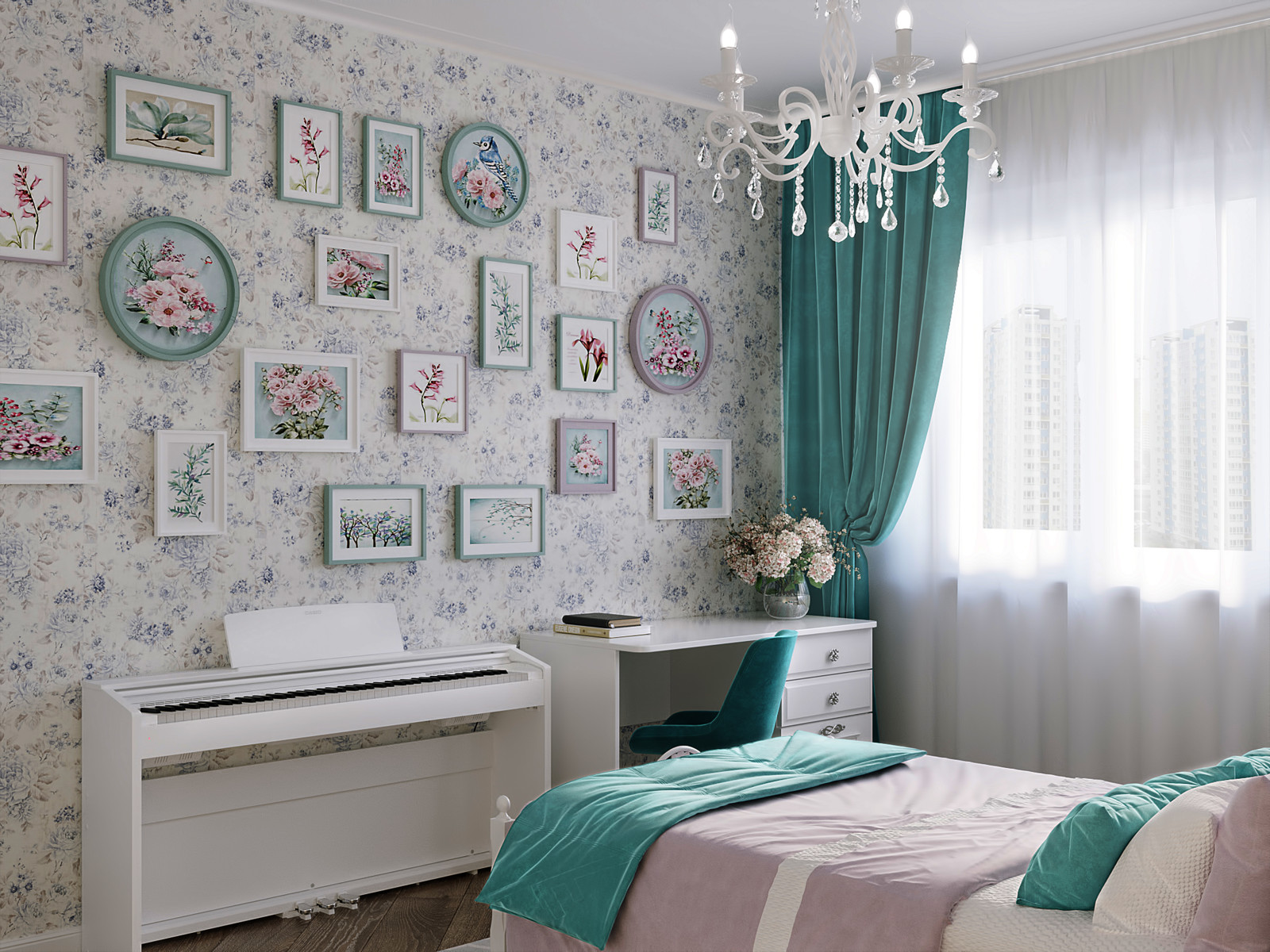 Бюджетный дизайн 3-ком. квартиры