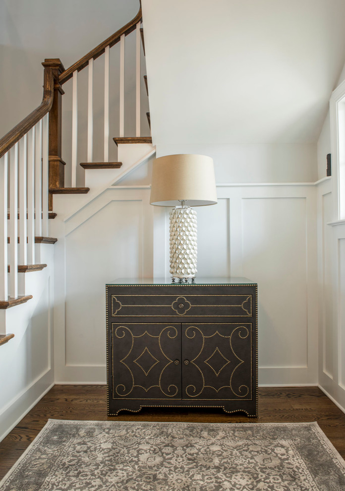 Transitional entryway photo in Charlotte