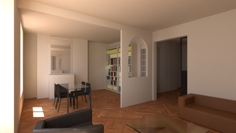 Rénovation et mise en valeur d'un appartement parisien à la Gare de Lyon