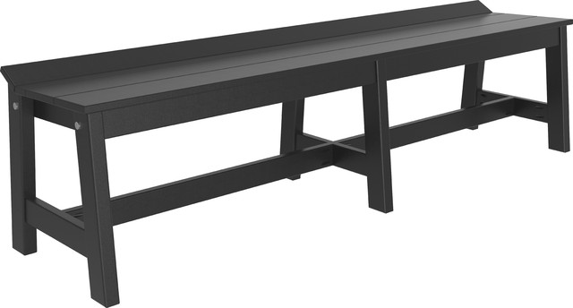 metal patio dining bench