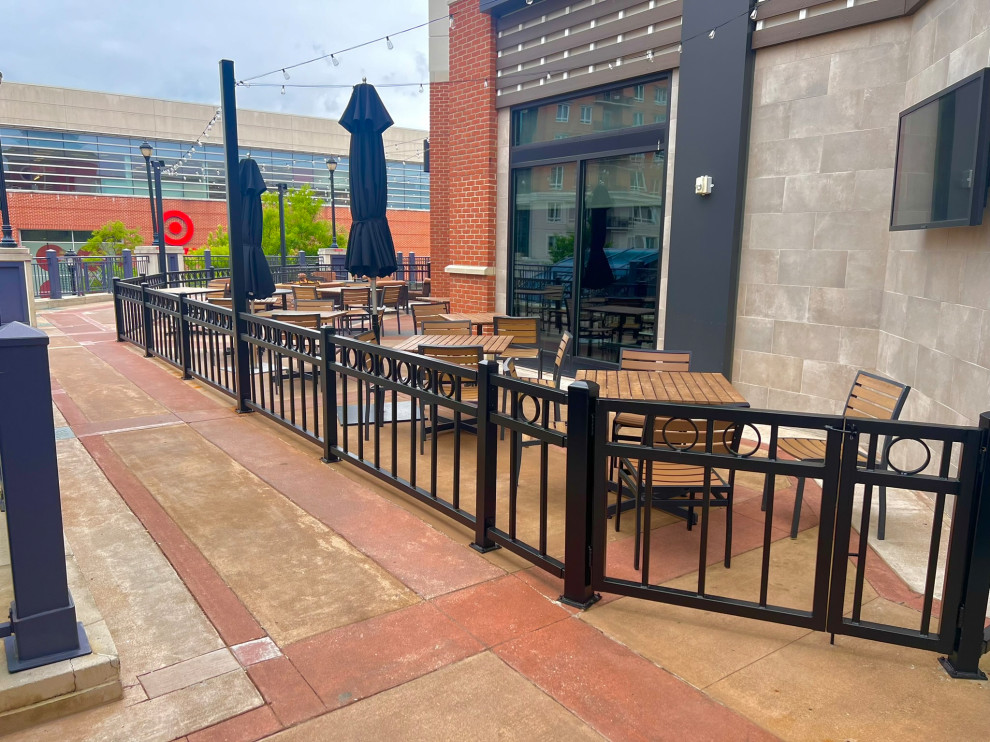 Modern Metal Railings @ Annapolis Restaurant