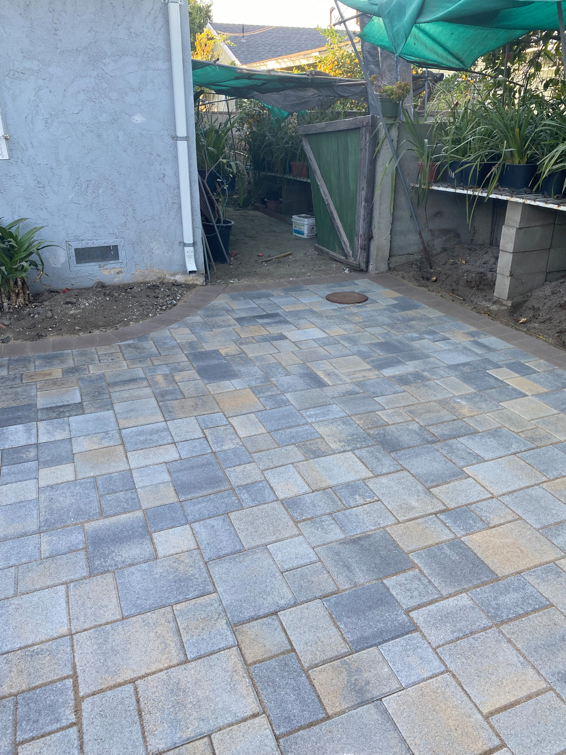 Northridge back yard Pavers Transformation