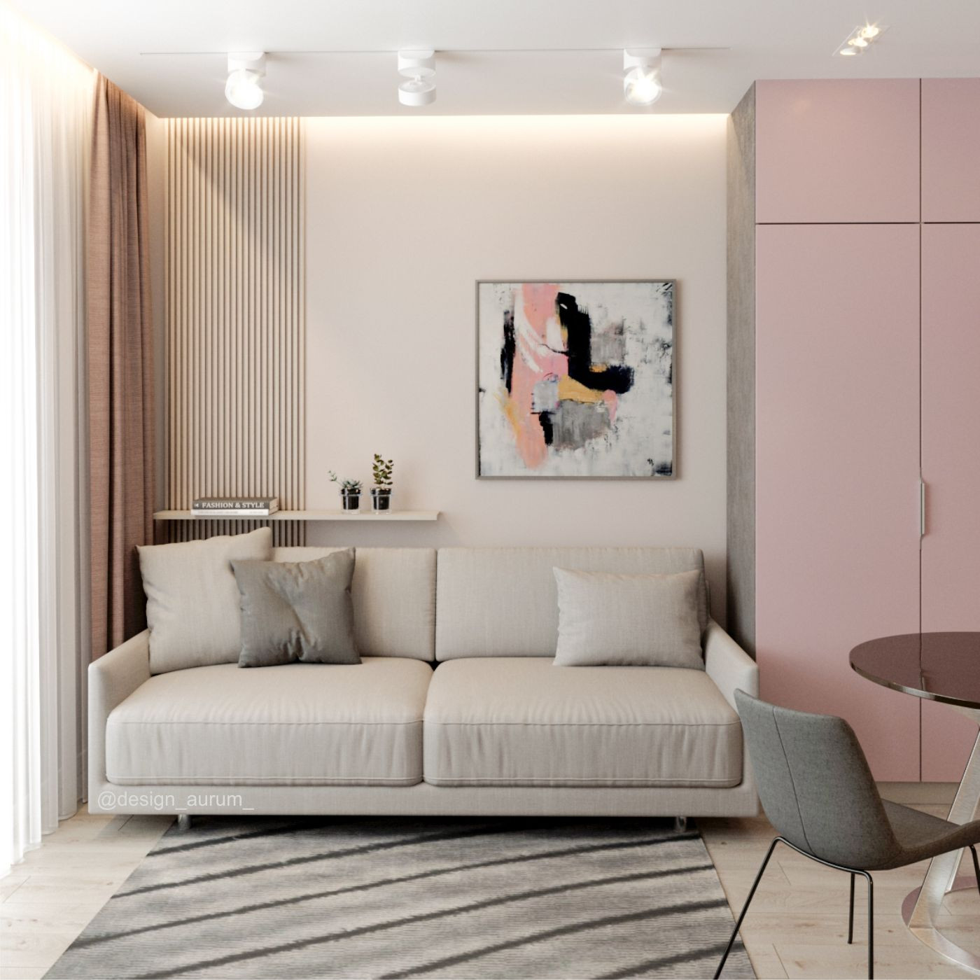 Интерьер квартиры студии