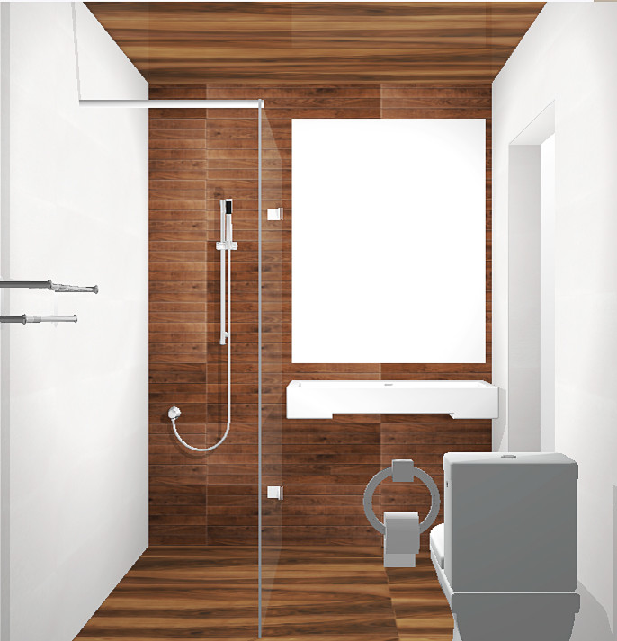 Дизайн квартиры-студии в минимализме.