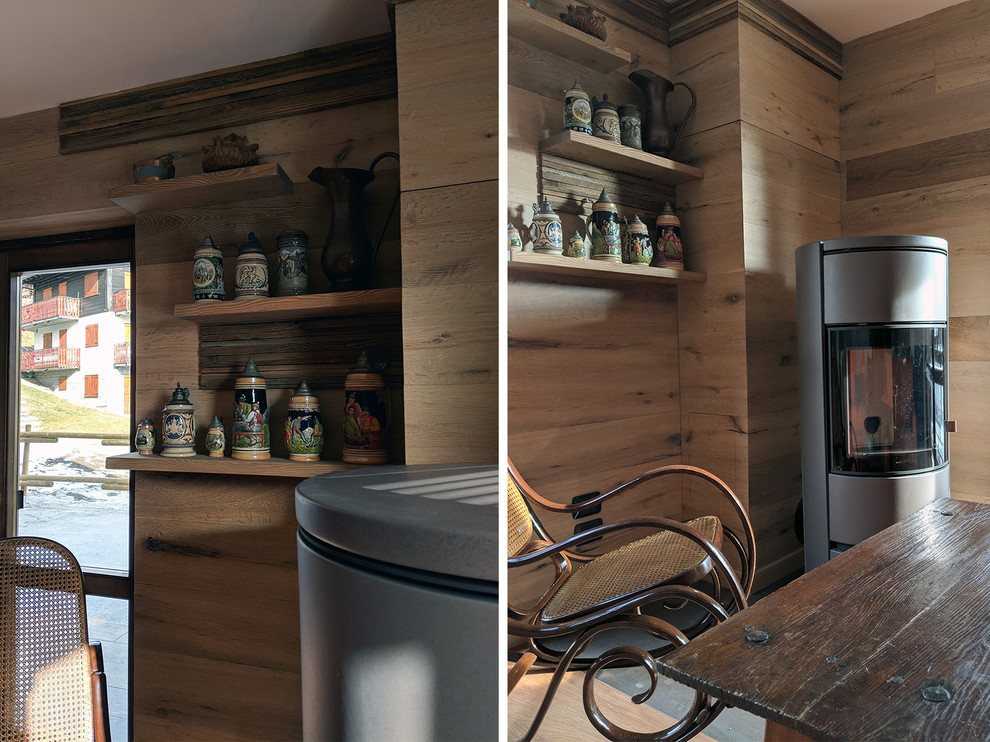 Chalet sotto la neve