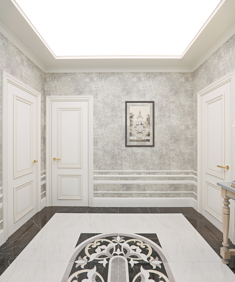 Двухэтажная квартира в стиле Яркая классика 340 м2