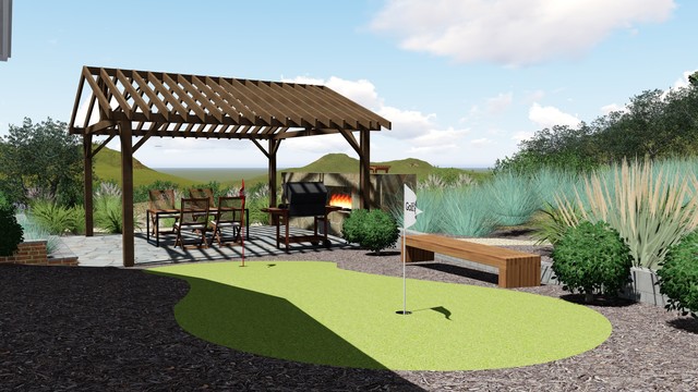 A Hole In One farmhouse-garden
