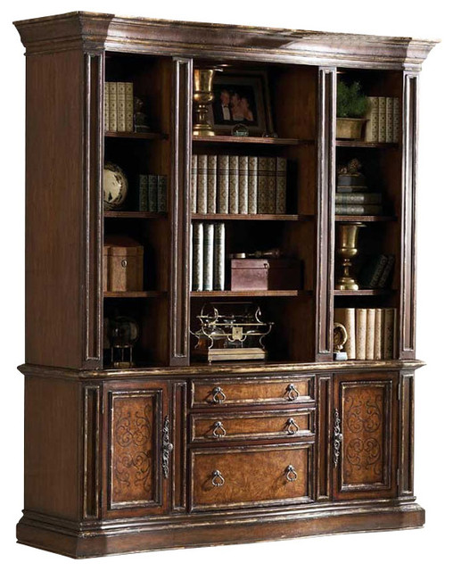 Bookcase Hutch and Base Traditional Bookcases by Benjamin Rugs