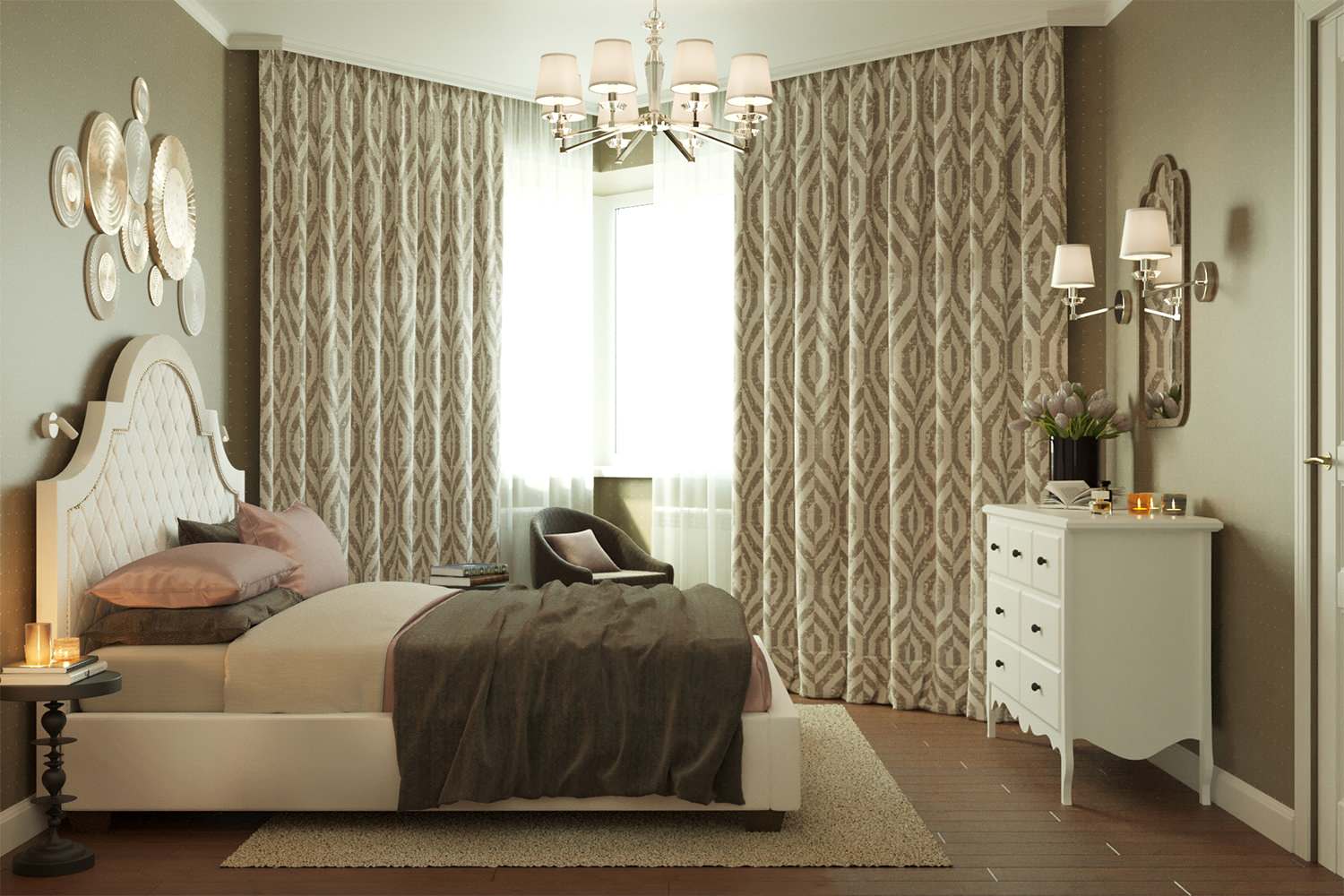 Жилая квартира, 3 комнаты, 75 кв.м.