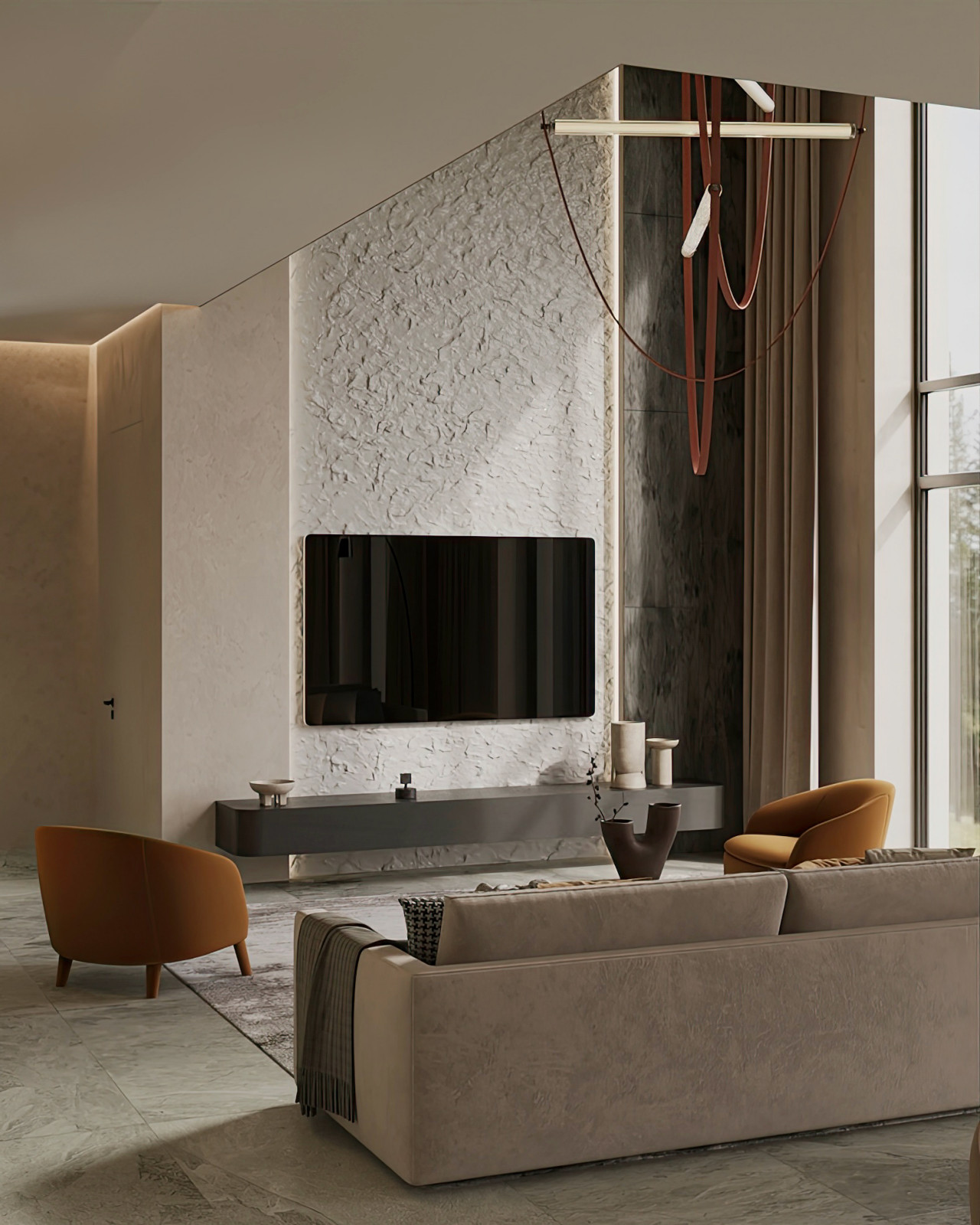 Дизайн интерьера в Образцово - 1 этаж