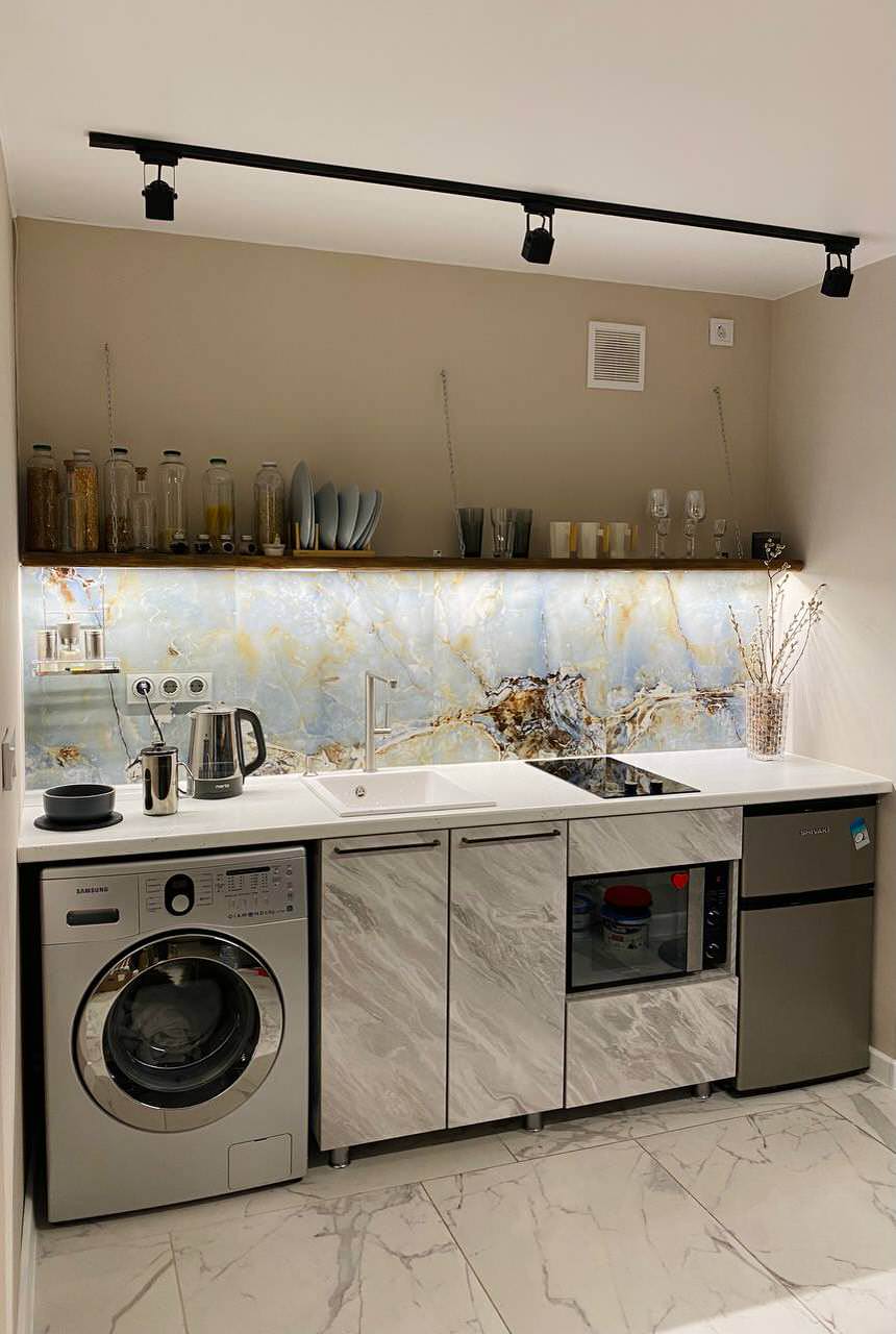 Дизайн-проект квартиры 28 кв.м. Совместный проект с В. Кархалёвой