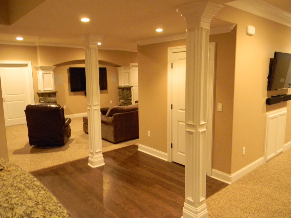 Basement - transitional basement idea