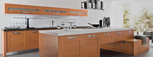 Cucina in ciliegio: colore del top Cucina in ciliegio: colore del top
