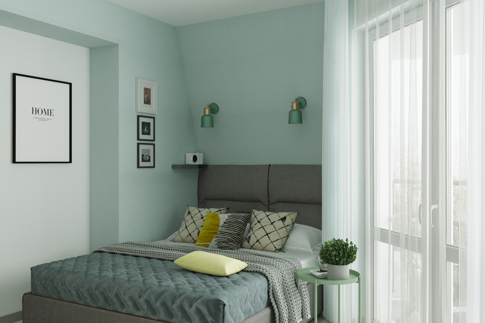 Проект 3-х комнатной квартиры в ЖК "Красный Бор"