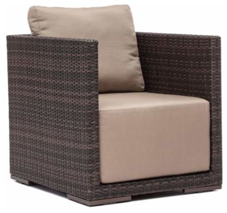 Zuo Park Island Armchair in Brown