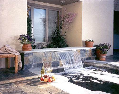 Luxury home trends include petite pools.