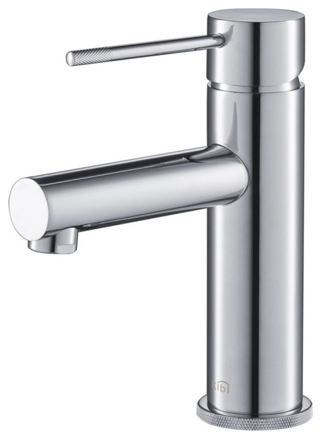 Circular X Brass Single Hole Bathroom Faucet Kbf1010 Contemporary Bathroom Sink Faucets By Kibi