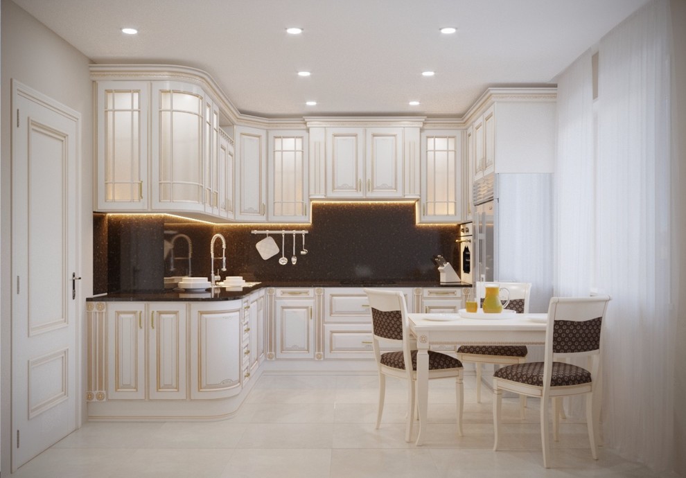 Кухня из массива ясеня.