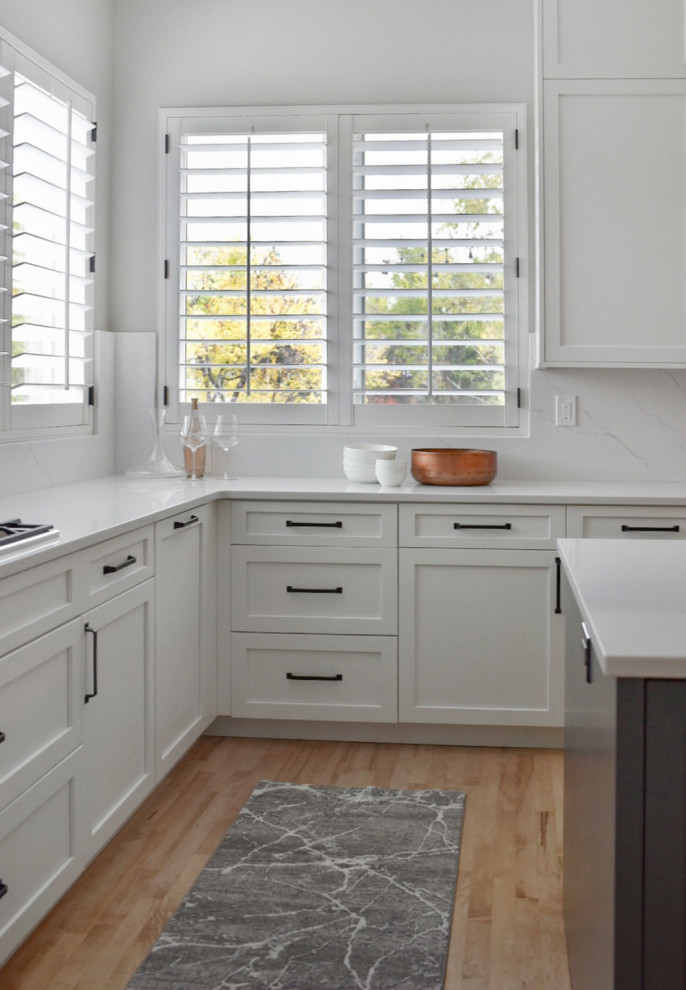 Kitchen - transitional kitchen idea in Denver