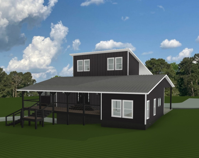 Wild Walnut Outpost rustic-rendering