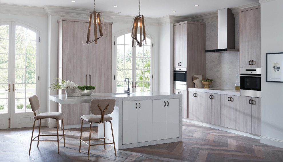 Home design - transitional home design idea in Houston