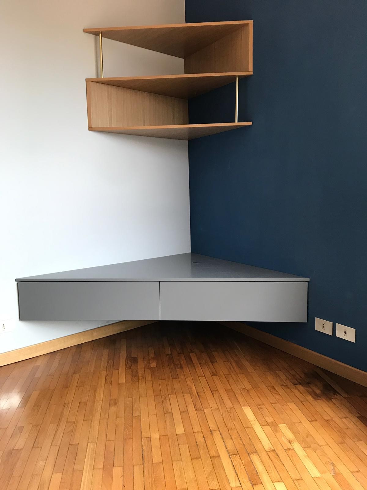 Il mobile su misura della sala TV