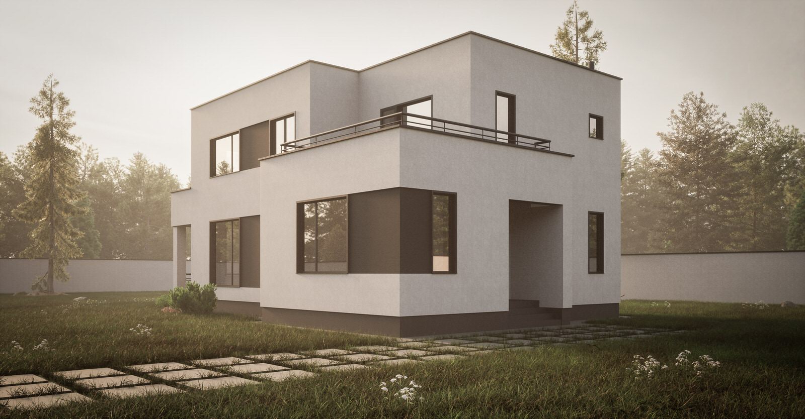 Вид на входную группу