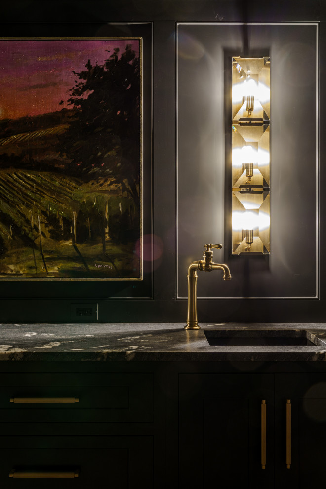 Meadow Lane - Leawood Basement - Home Bar - Kansas City - by Schloegel ...
