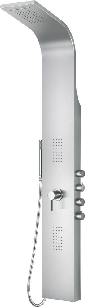 ALFI brand ABSP30 Alfi Trade Thermostatic Shower Panel - Brushed Stainless