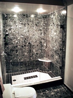 Downtown Toronto - Marble/Glass shower