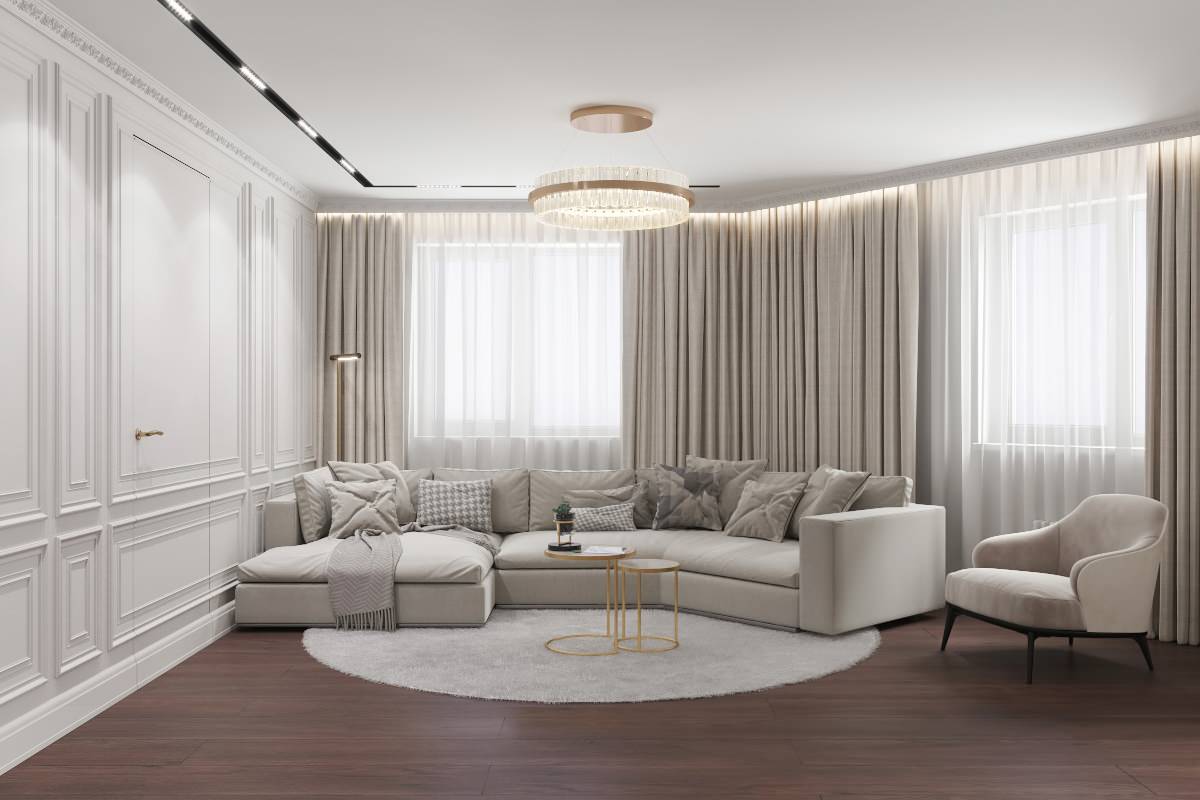 Проект квартиры 130 кв.м. 2021г.