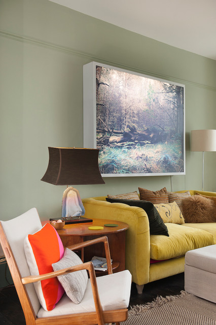Hastings Residence shabby-chic-inspirerad-vardagsrum