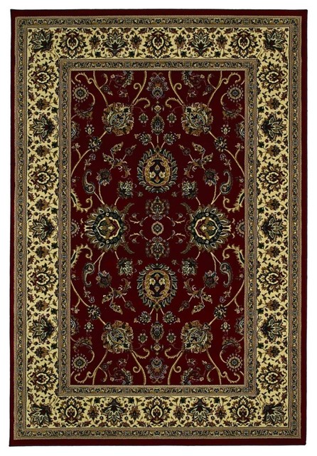 Oriental Weavers Sphinx Ariana 130/8 Rug, Red/Ivory, 8'0" x 8'0" Square