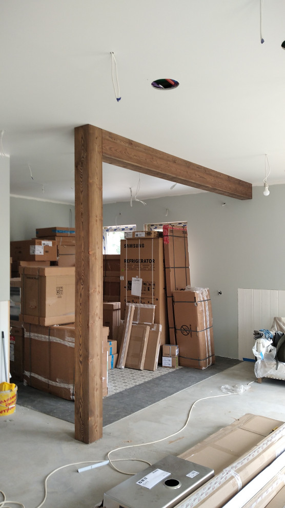 Брашированная лиственница в отделке дома