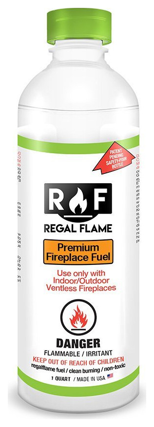 Regal Flame 1GFUEL Ultra Pure Ventless Bio Ethanol Fireplace Fuel - 1 Quart
