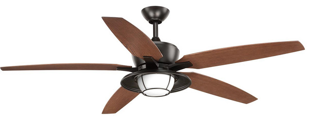 Progress Lighting Montague 60 Outdoor Ceiling Fan Montague 1 Light Outdoor Fans Antique Bronze