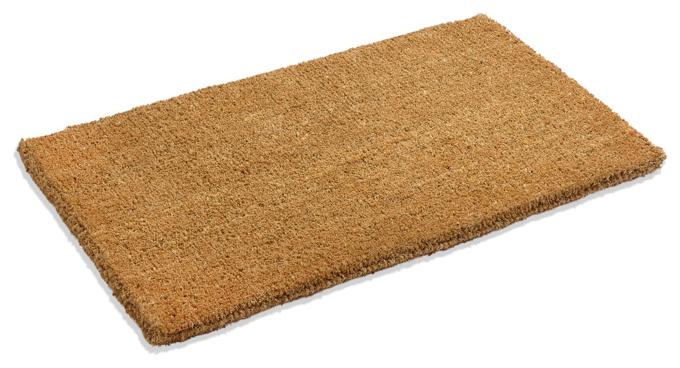 Outdoor Coco Coir Natural Doormat Contemporary Doormats by