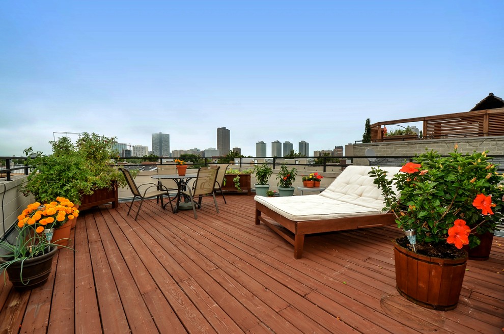 Design ideas for a transitional deck in Chicago.