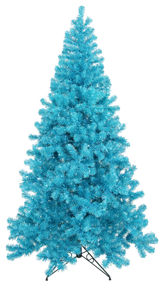 Vickerman Sky Blue Tree Traditional Christmas Trees by Vickerman