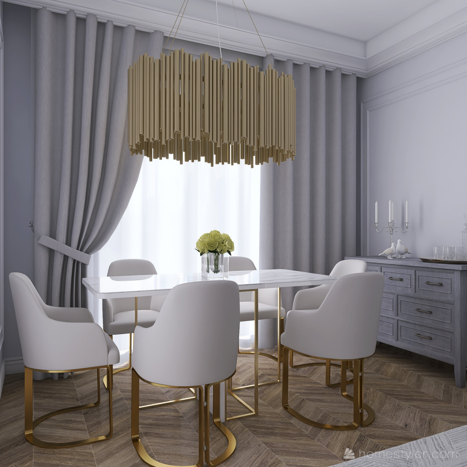 Гостиная с элементами Арт-деко