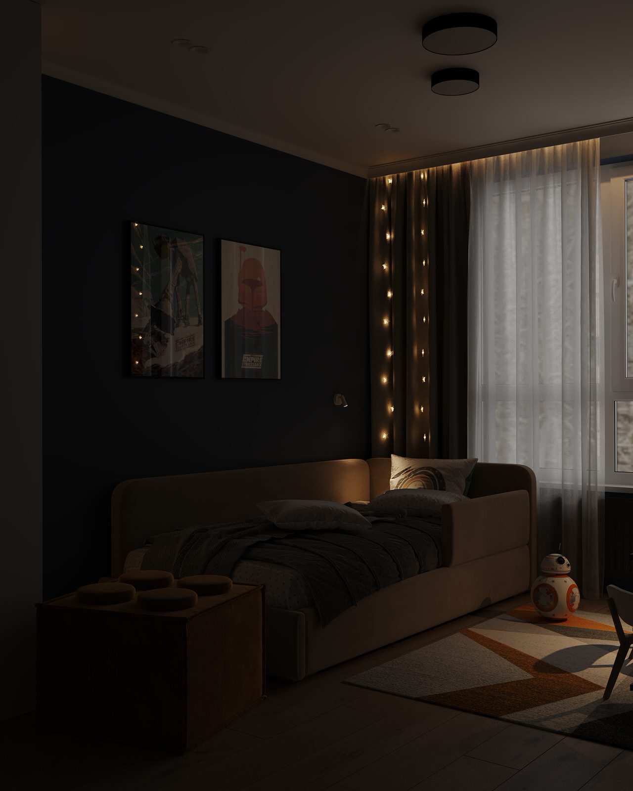 Детская (Четырехкомнатная квартира в ЖК "Илмари", Пенза)