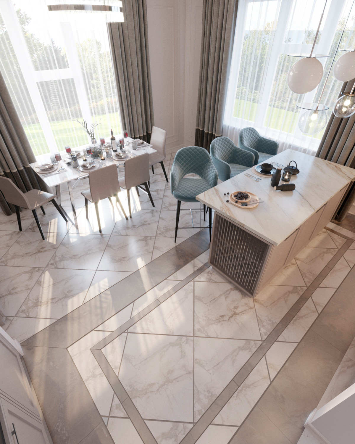 Коттедж в стиле современной классики