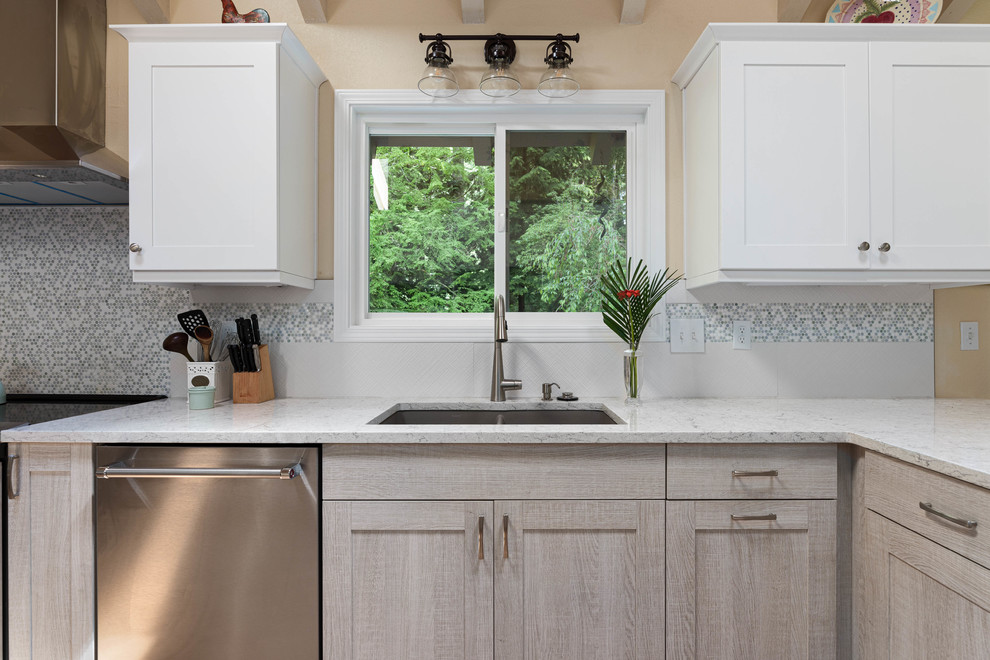 Kitchen - transitional kitchen idea in Seattle