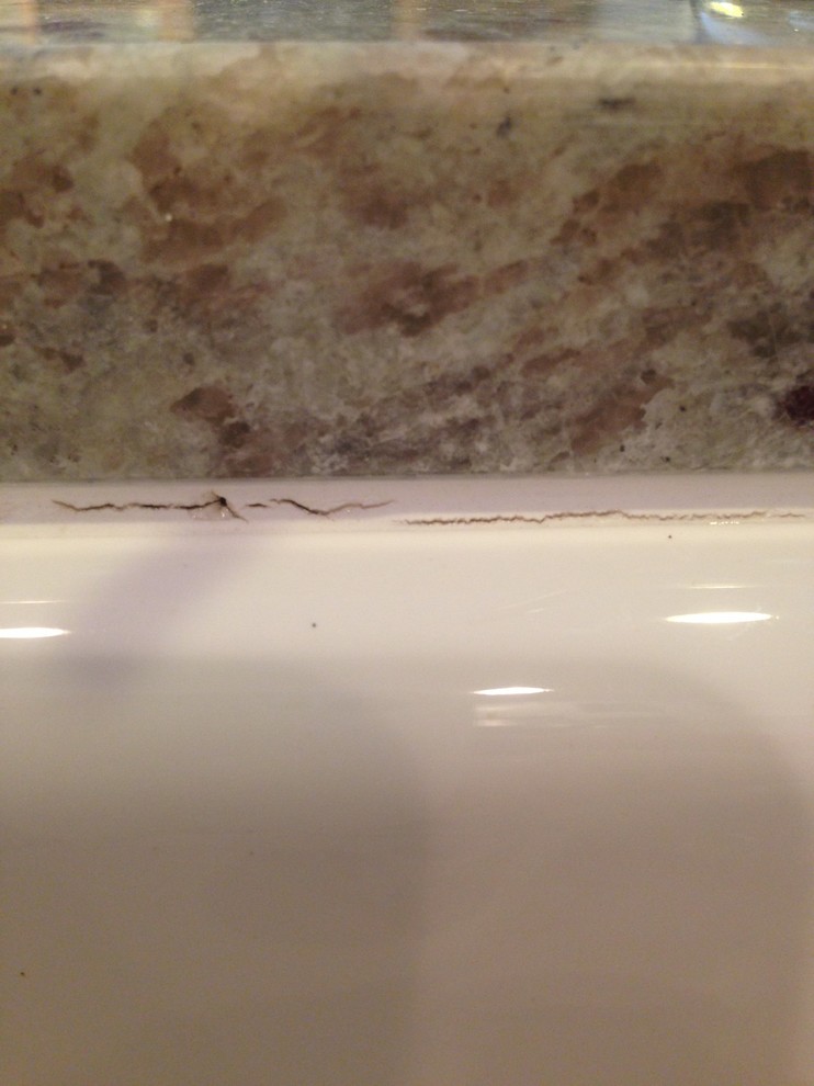 Kitchen sink caulking keeps cracking!